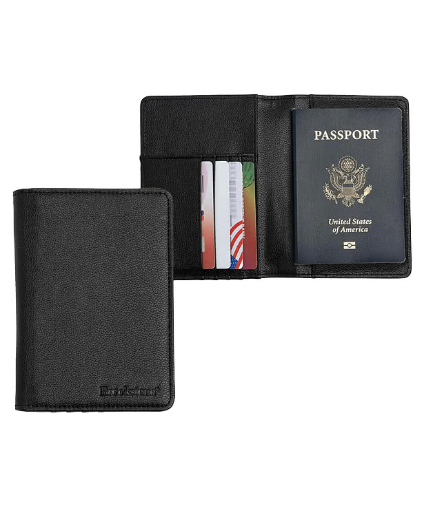 Full Color Brookstone RFID Passport Wallet