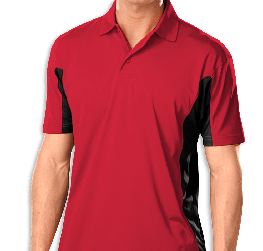 Blue Generation BLU-X-DRI Colorblock Performance Polo - Embroidered-default