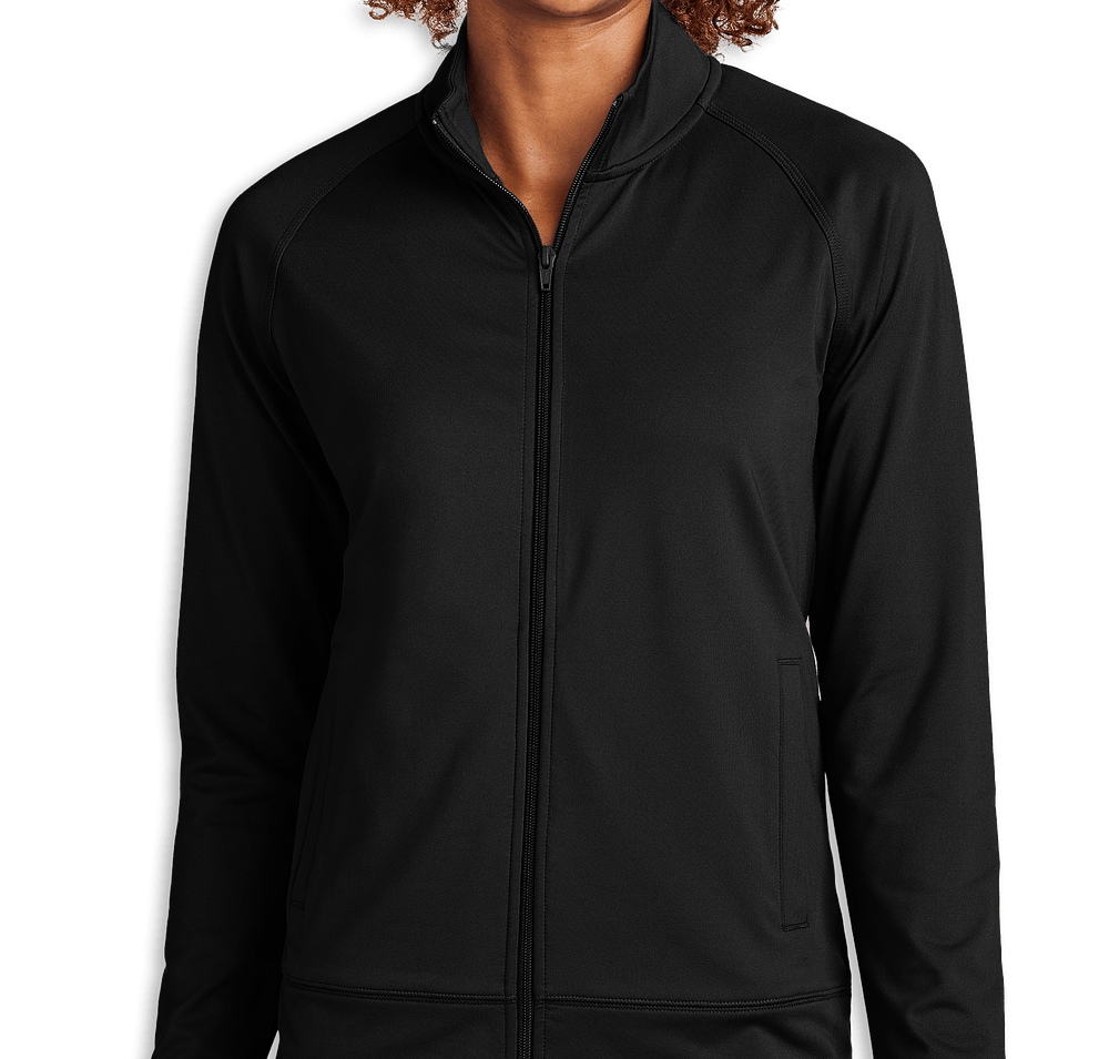 Sport-Tek Women's Sport-Wick Cadet Stretch Full Zip Sweatshirt-default