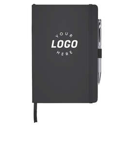 JournalBooks ® Debossed Nova Hard Cover Bound Notebook