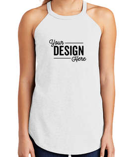 District Women's Tri-Blend Rocker Tank - Color: White