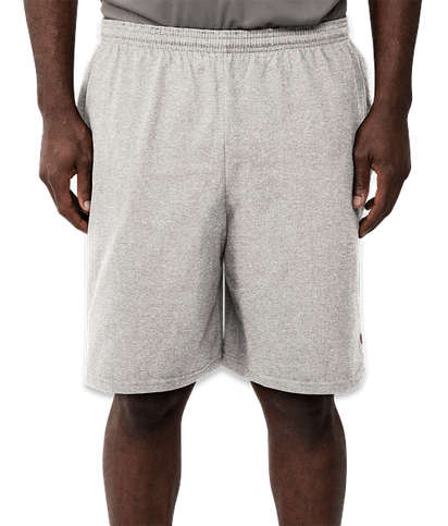 Champion Cotton Jersey Shorts - Oxford Grey