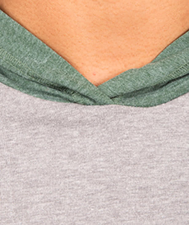 District Raglan Hooded Long Sleeve T-shirt