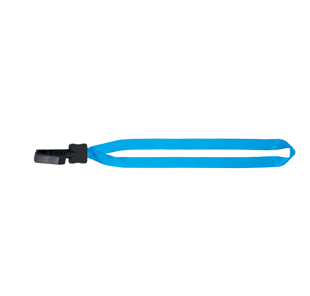 Full Color Lanyard with Plastic Bulldog Clip-default
