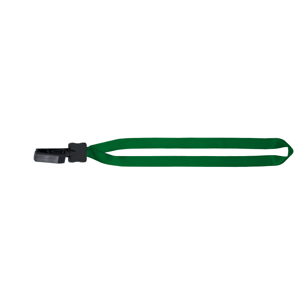 Full Color Lanyard with Plastic Bulldog Clip-default