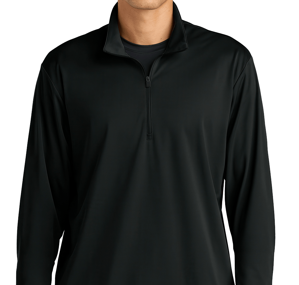 Sport-Tek Sport-Wick Micro Pique Quarter Zip Performance Shirt-default