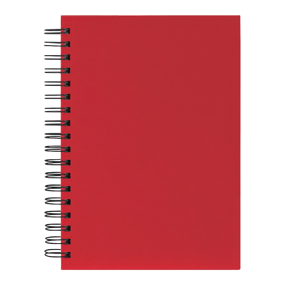 Castelli Debossed Tucson Scribe Grande Lined Spiral Hard Cover Notebook-default