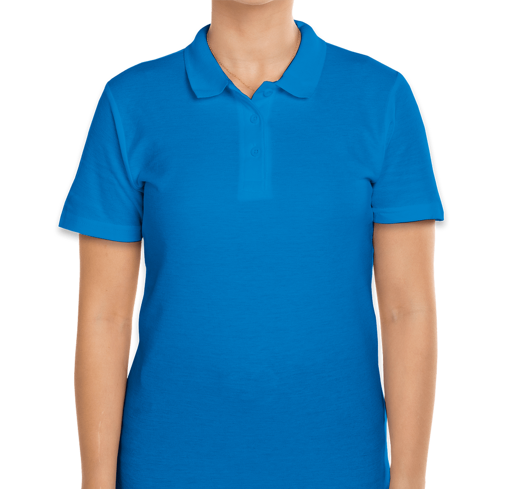 Gildan Women's Softstyle Pique Polo - Embroidered-default