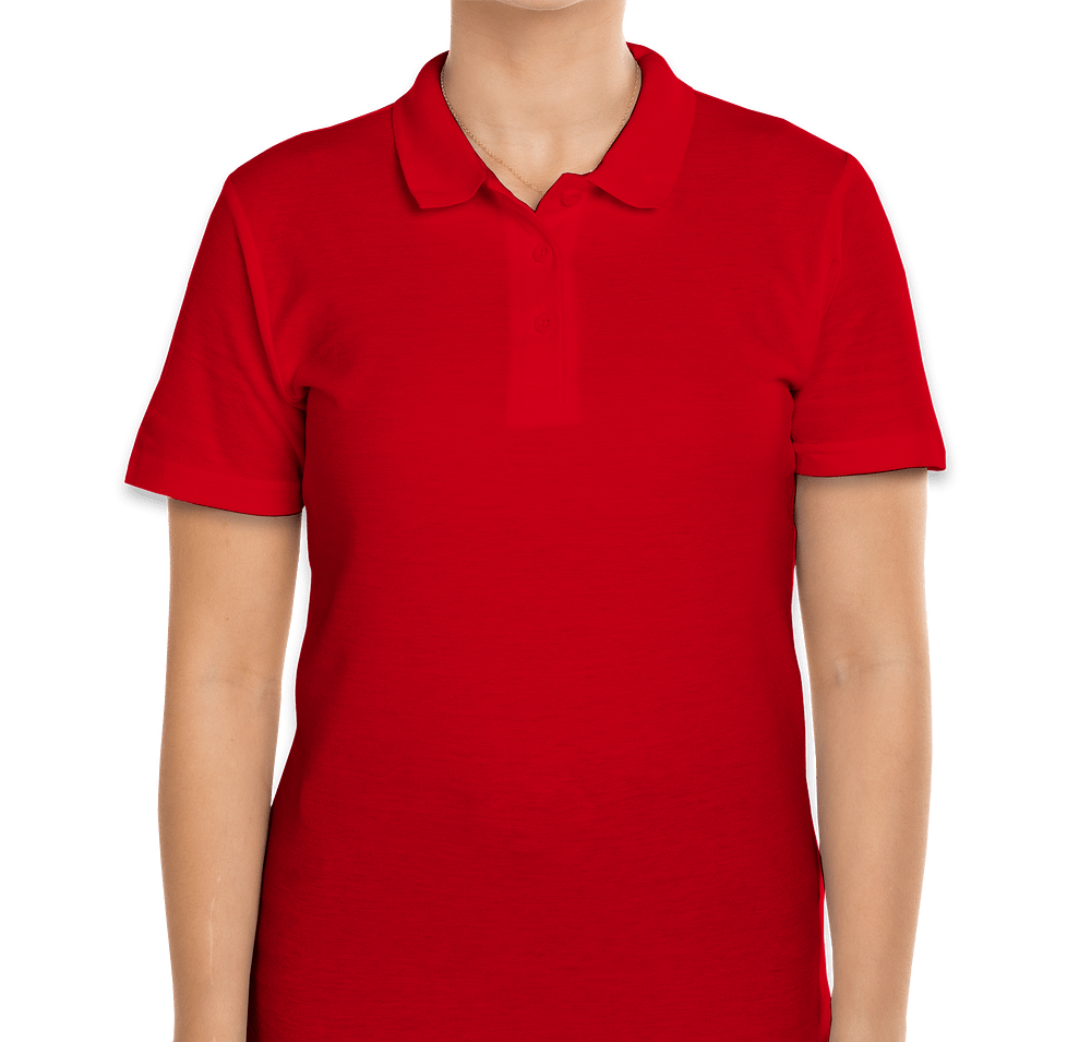 Gildan Women's Softstyle Pique Polo - Embroidered-default