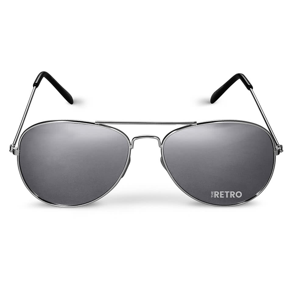 Mirrored Aviator Sunglasses