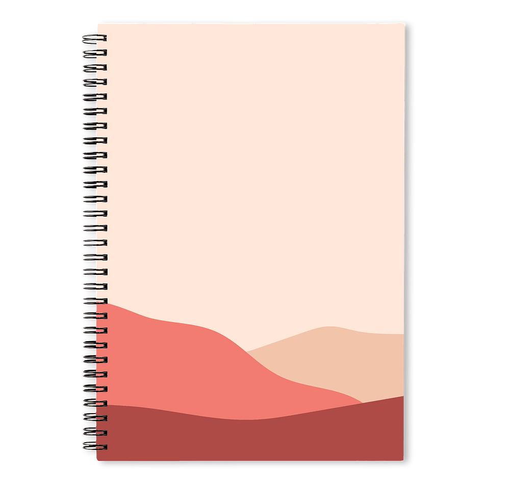 Mountainscape JournalBooks ® Spiral Notebook-default