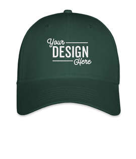 Otto Cap Comfy Fit Cotton Twill Baseball Hat - Color: Dark Green