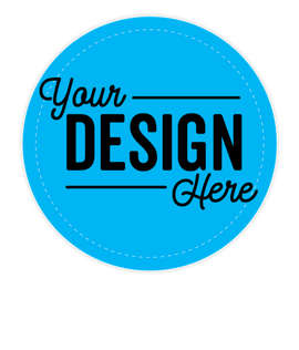 Full Color 2.5 in. Circle Magnet - Color: Columbia Blue
