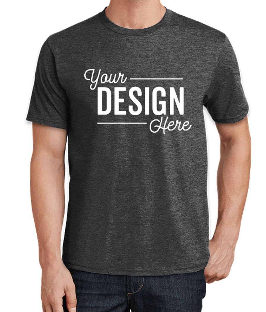 Port & Company Fan Favorite T-shirt in Dark Heather Grey