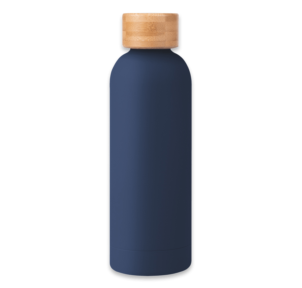 17 oz. Blair Stainless Steel Water Bottle with Bamboo Lid-default