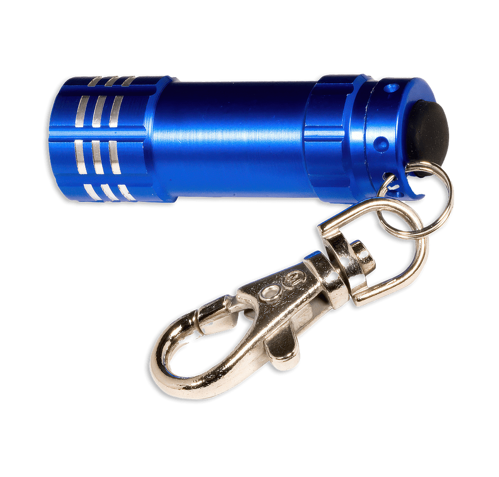 Laser Engraved Micro 3 LED Flashlight Keychain-default