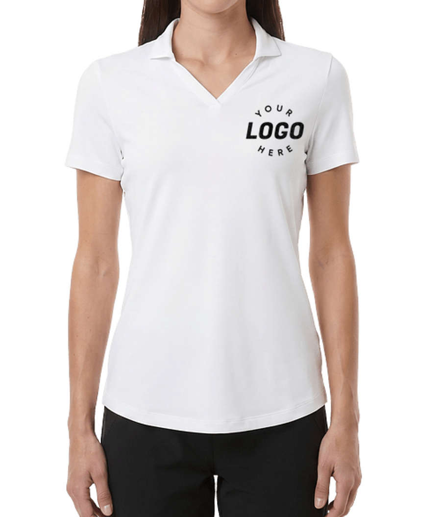 Puma Golf Women's Icon 2.0 Recycled Performance Polo - Embroidered in White Glow
