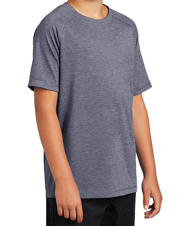 Sport-Tek Youth Tri-Blend Raglan Performance Shirt