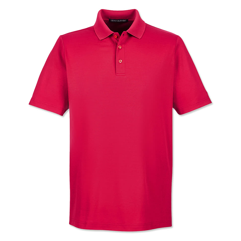 Devon & Jones Tall CrownLux Performance Polo - Embroidered