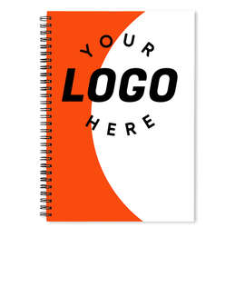 Curve JournalBooks ® Spiral Notebook - Color: Orange