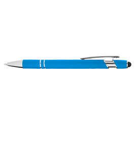 Laser Engraved Core365 Ballpoint Stylus Pen (black ink) - Color: Electric Blue