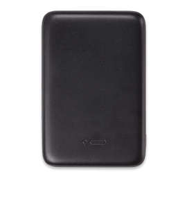 iClick 2x Qi Certified 5,000 mAh Wireless Power Bank - Color: Black