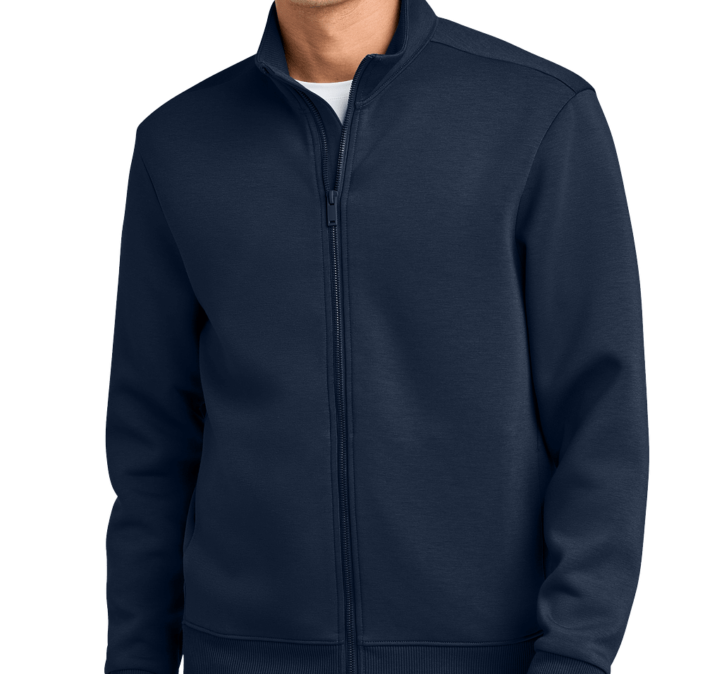 Mercer + Mettle Soft Spacer Recycled Full Zip Sweatshirt-default