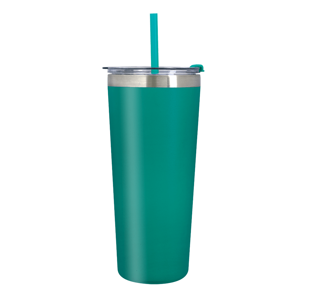 24 oz. Colma Stainless Steel Insulated Tumbler with Straw-default