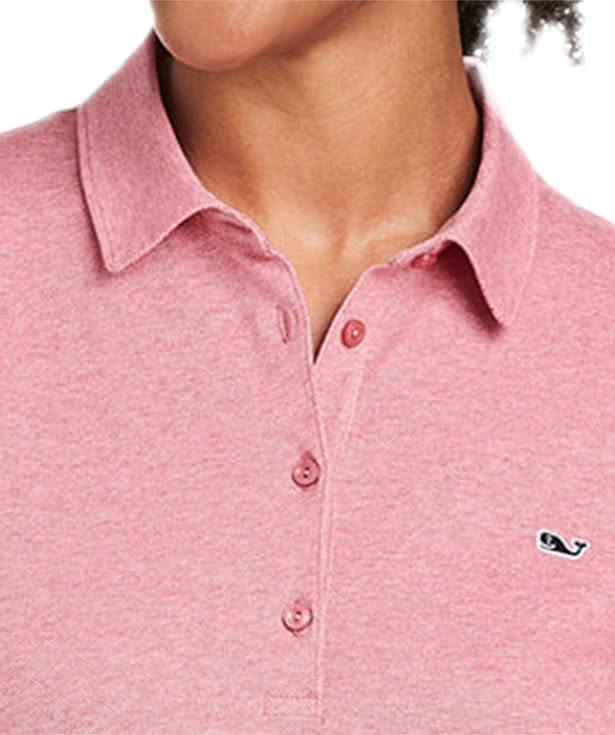 Vineyard Vines Women's Edgartown Logo Pique Polo - Embroidered