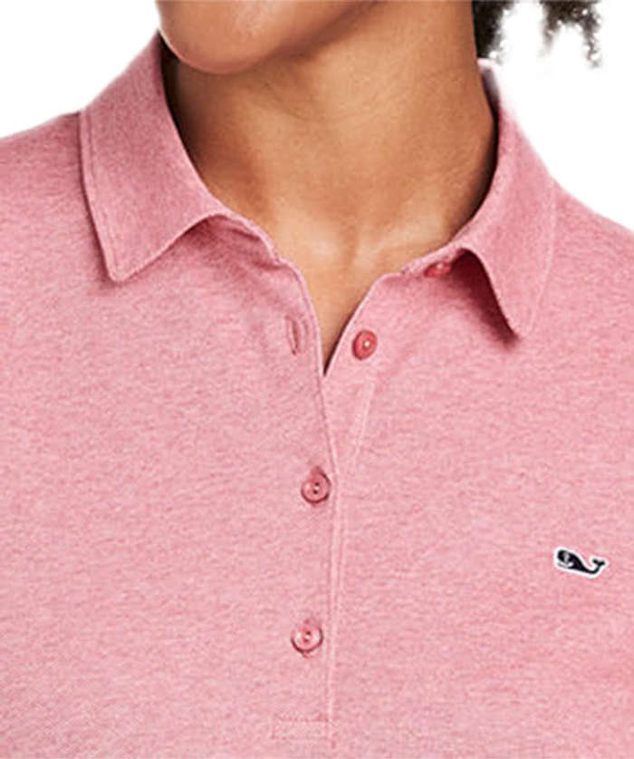 Vineyard Vines Women's Edgartown Logo Pique Polo