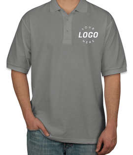 Port Authority Silk Touch Polo - Color: Cool Grey