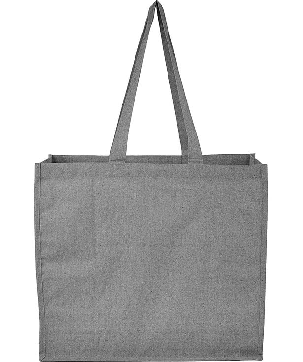 Recycled Cotton Shopper Tote Bag with Laminated Interior