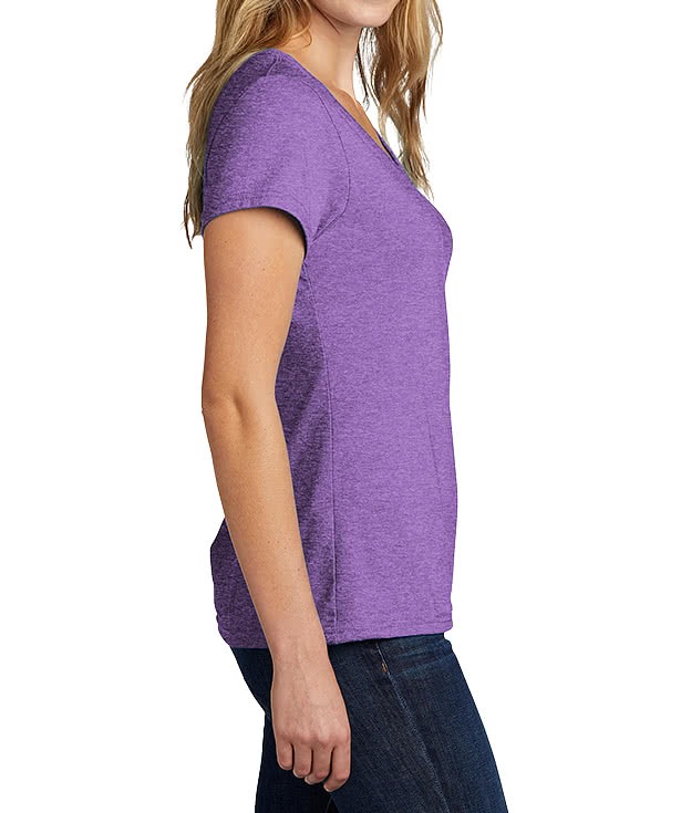Port & Company Women's Core Tri-Blend V-Neck T-shirt