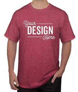 Canada - Gildan Ultra Cotton T-shirt - Color: Heather Cardinal