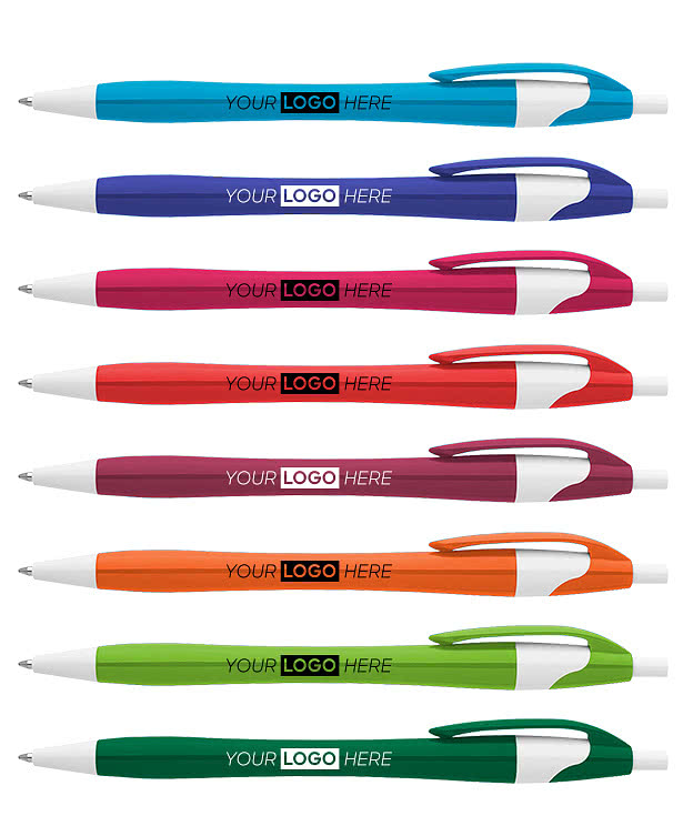 Dart Colored Barrel Pen (blue ink)