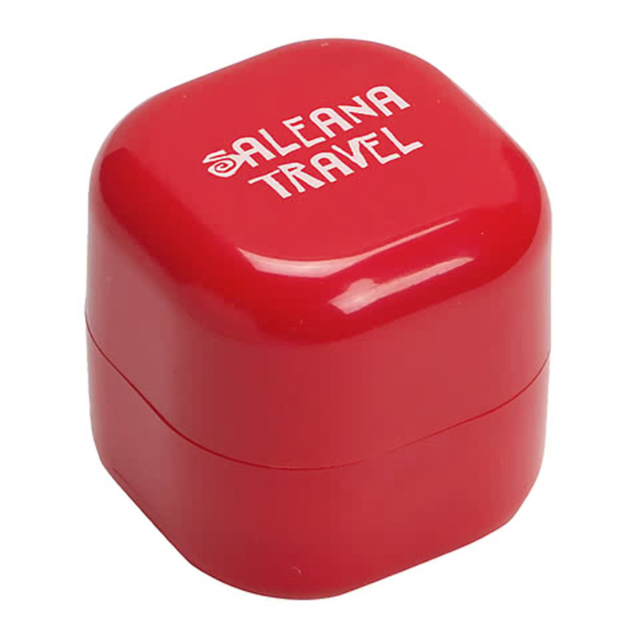 Chap-Cube Vanilla Lip Balm in Blue