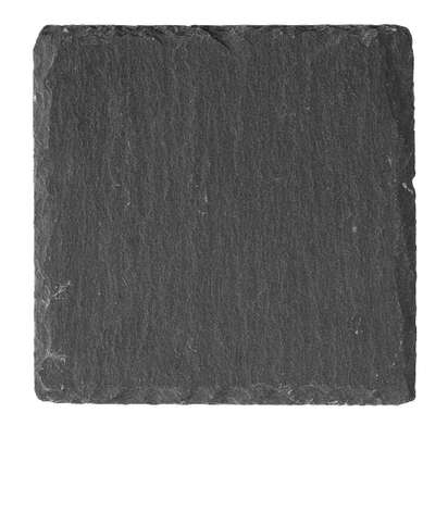 Square Slate Coaster - Natural Black Slate