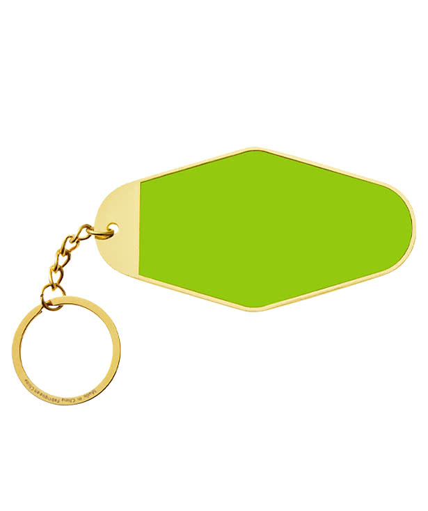 Laser Engraved Earth Day Globe Metal Keychain