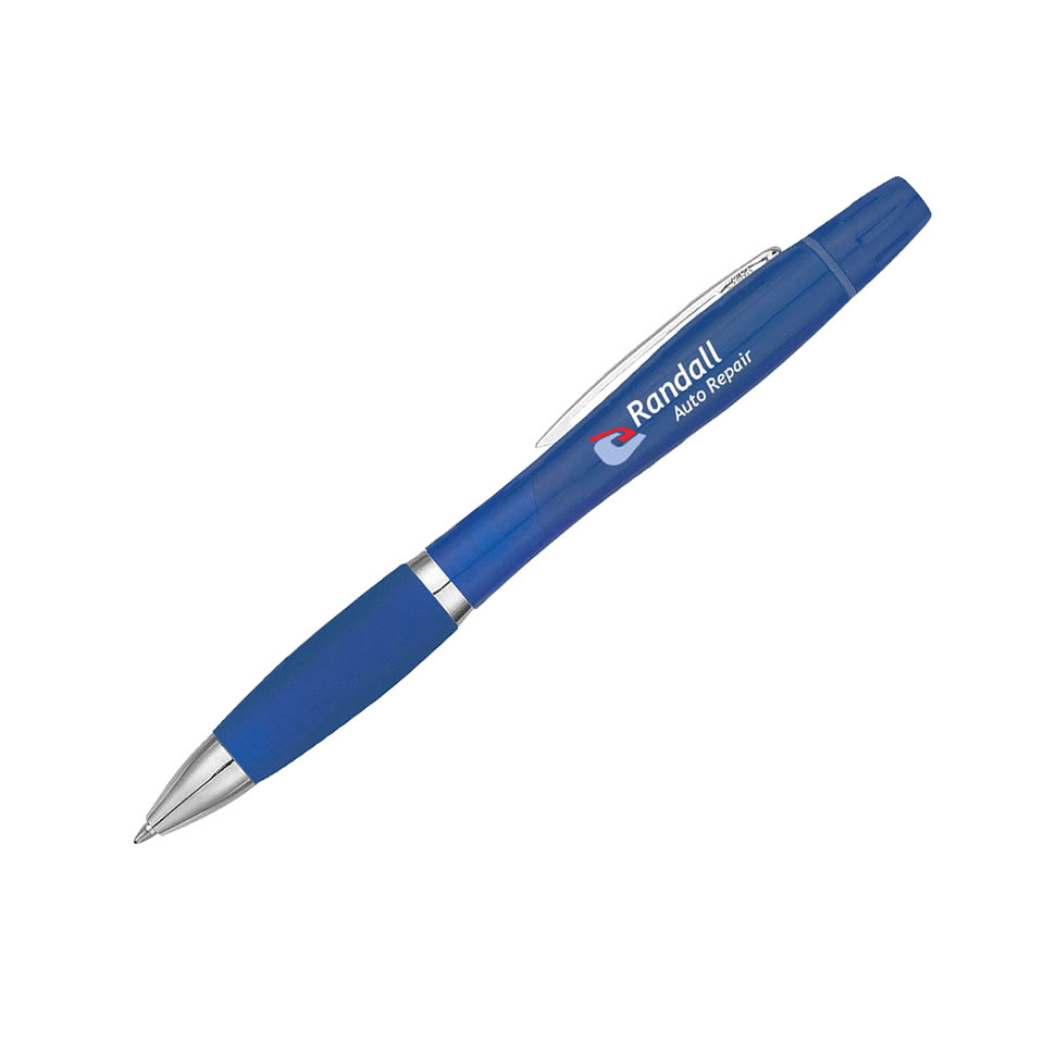 Twin-Write Antimicrobial Highlighter and Ballpoint Pen (black ink)