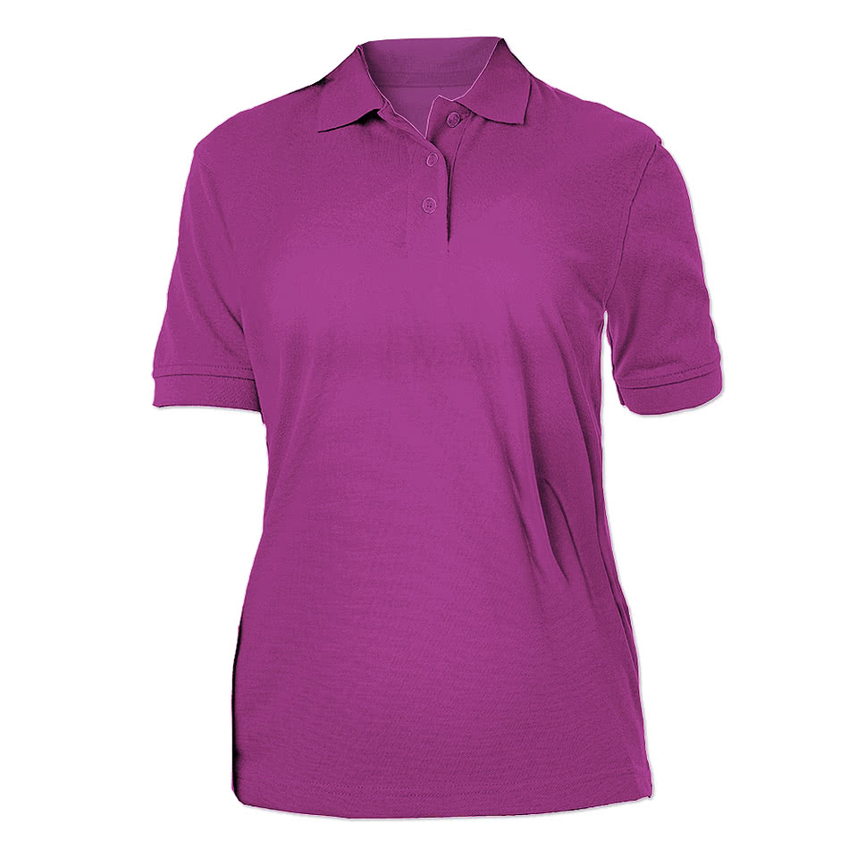 Blue Generation Women's Soft Touch Pique Polo - Embroidered