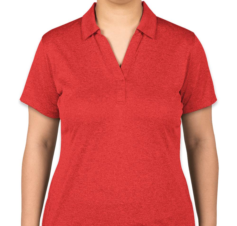 Sport-Tek Women's Heather Contender Performance Polo - Printed-default