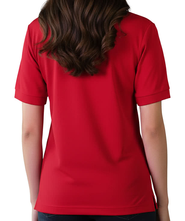 Blue Generation Women's Lightweight Pique Polo - Printed