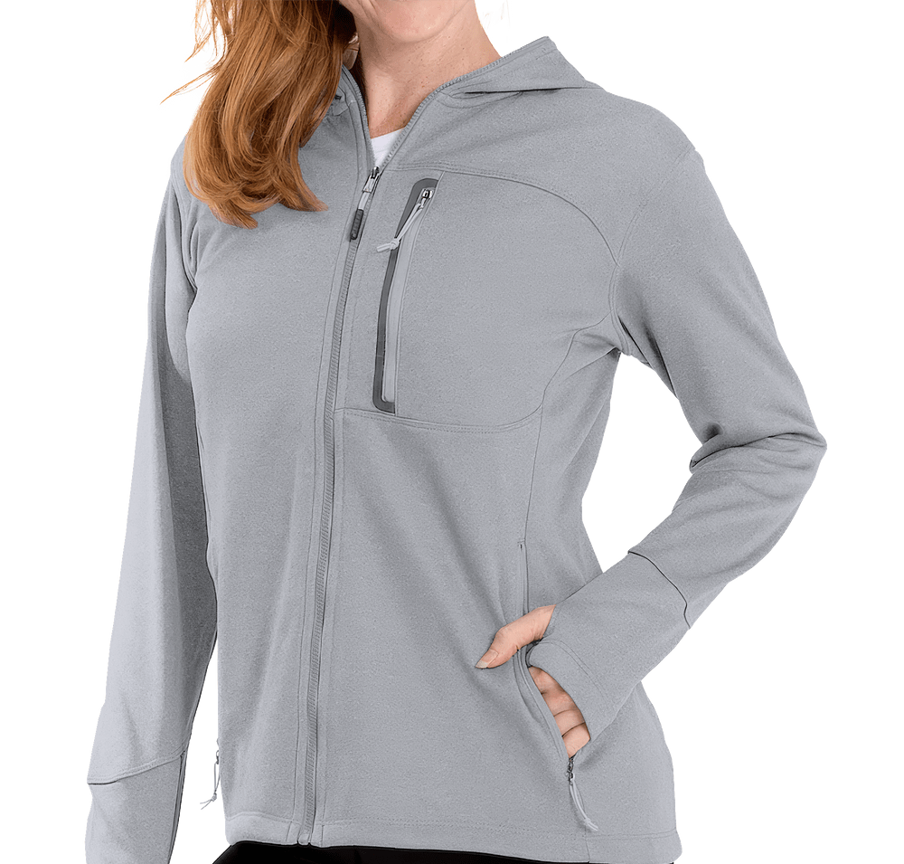 Fossa Apparel Women's Mesa Hooded Fleece Jacket-default