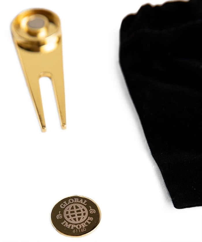 Laser Engraved Magnetic Divot Repair Tool with Ball Marker