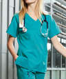 Wink Women's WorkFlex Stretch V-Neck Scrub Top