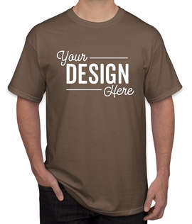 Canada - Gildan 100% Cotton T-shirt - Color: Brown Savana