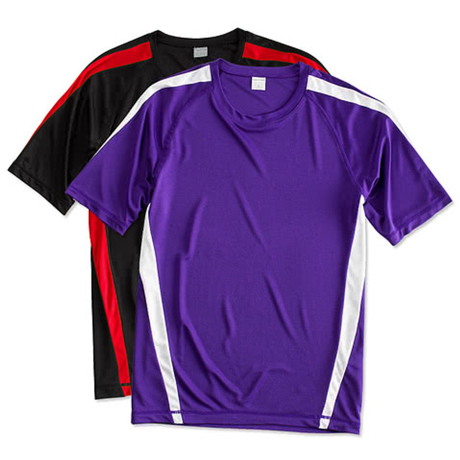 Canada - ATC Competitor Colorblock Performance Shirt in True Navy / White