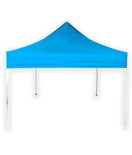 Full Color 10' Heavy Duty Canopy Tent - Color: Columbia Blue