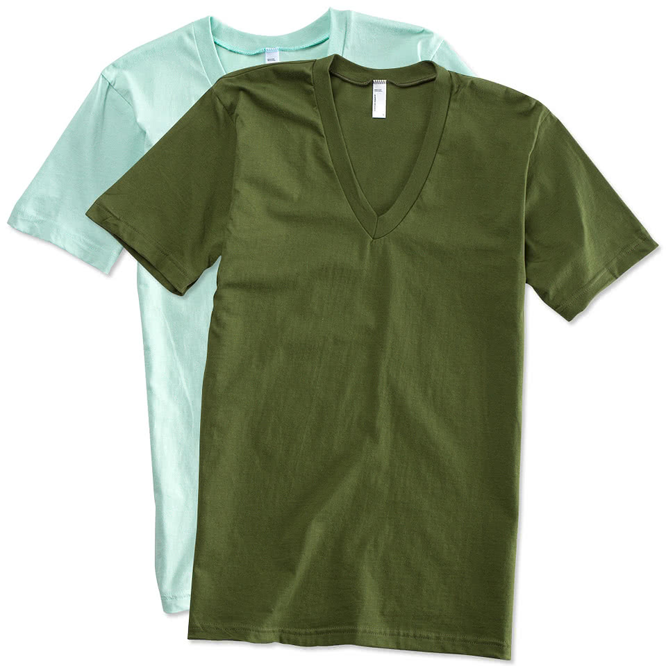 American Apparel Jersey V-Neck T-shirt