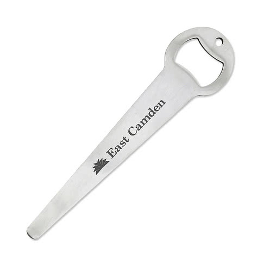 Laser Engraved Stainless Steel Seed Depth Tool with Bottle Opener in Silver